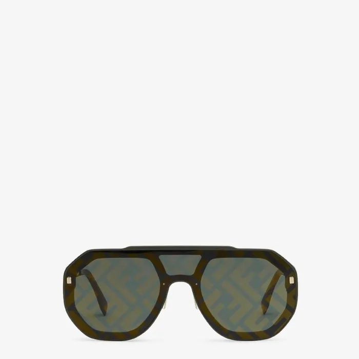 Man Green Sunglasses Fendi Sunglasses