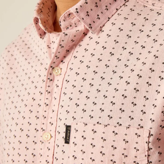 Marshall Stretch Modern Fit Shirt Rose Men Ariat Button Down Shirts Marshall Stretch Modern Fit Shirt Rose Men Ariat Button Down Shirts