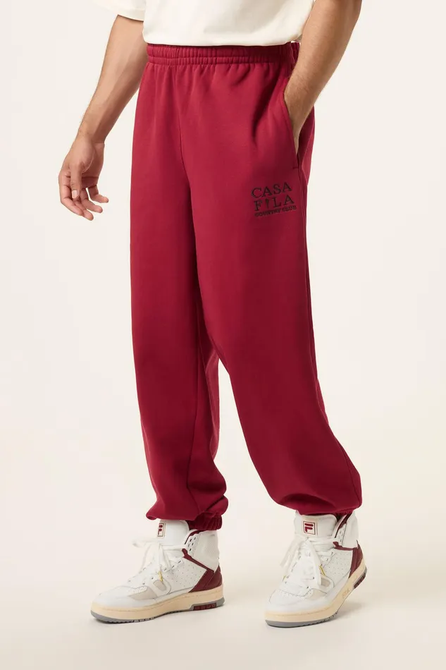 Matching Sets Men Fila CASA FILA Country Club Jogger 600 Tinetan Red Matching Sets Men Fila CASA FILA Country Club Jogger 600 Tinetan Red