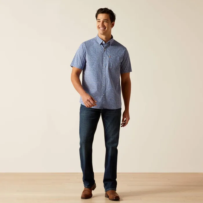 Melvin Stretch Modern Fit Shirt French Fade Men Ariat Button Down Shirts Melvin Stretch Modern Fit Shirt French Fade Men Ariat Button Down Shirts