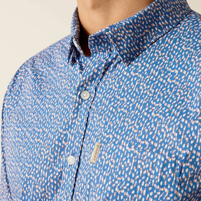 Melvin Stretch Modern Fit Shirt French Fade Men Ariat Button Down Shirts Melvin Stretch Modern Fit Shirt French Fade Men Ariat Button Down Shirts