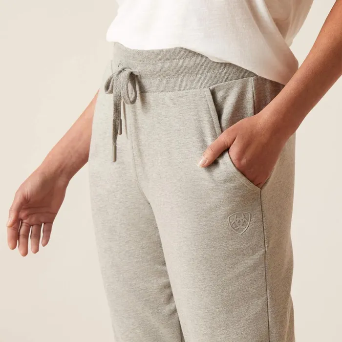 Memento Jogger Heather Grey Women Ariat Pants and Shorts Memento Jogger Heather Grey Women Ariat Pants and Shorts