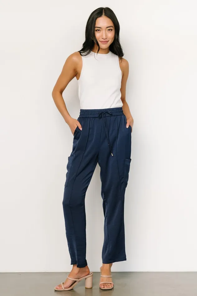 Memphis Pocket Jogger Pants Navy Women Baltic Born Pants