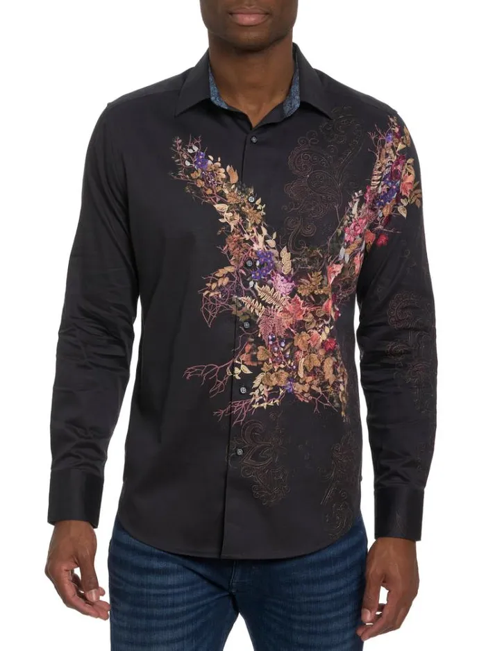 Men AMAIRA LONG SLEEVE BUTTON DOWN SHIRT BIG Multi Robert Graham Button Down Shirts