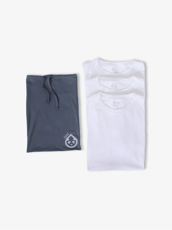 Men BamBare Crew Neck 3 Pack Tasc Performance Short Sleeve TShirts