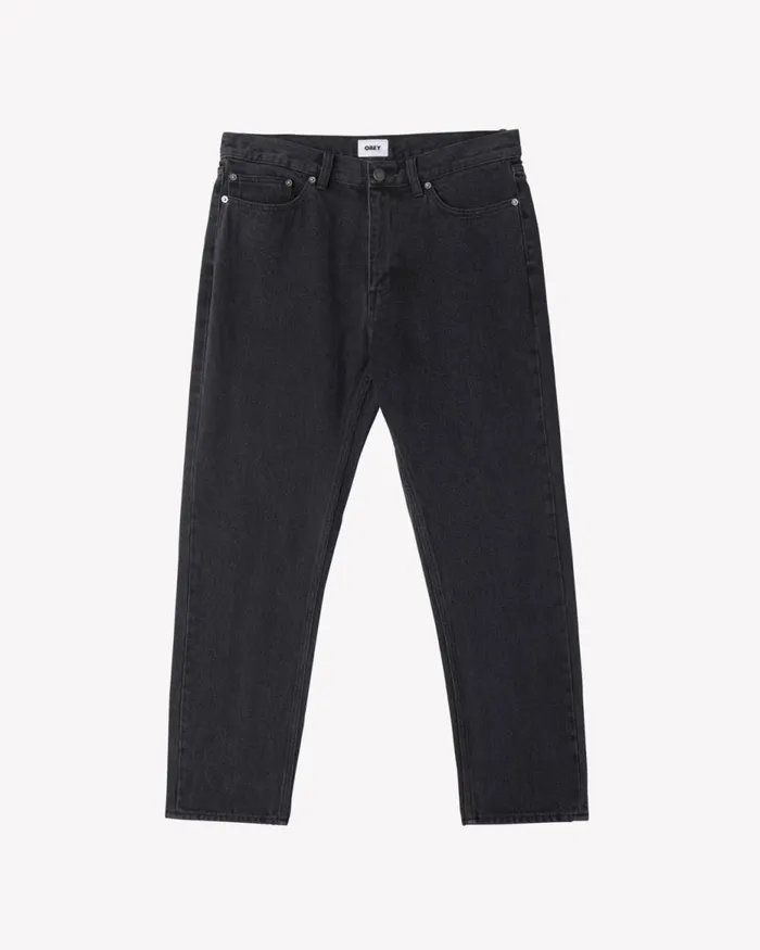 Men BENDER DENIM Stonewash Indigo OBEY Clothing Denim