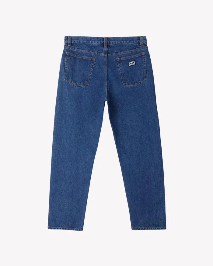 Men BENDER DENIM Stonewash Indigo OBEY Clothing Denim