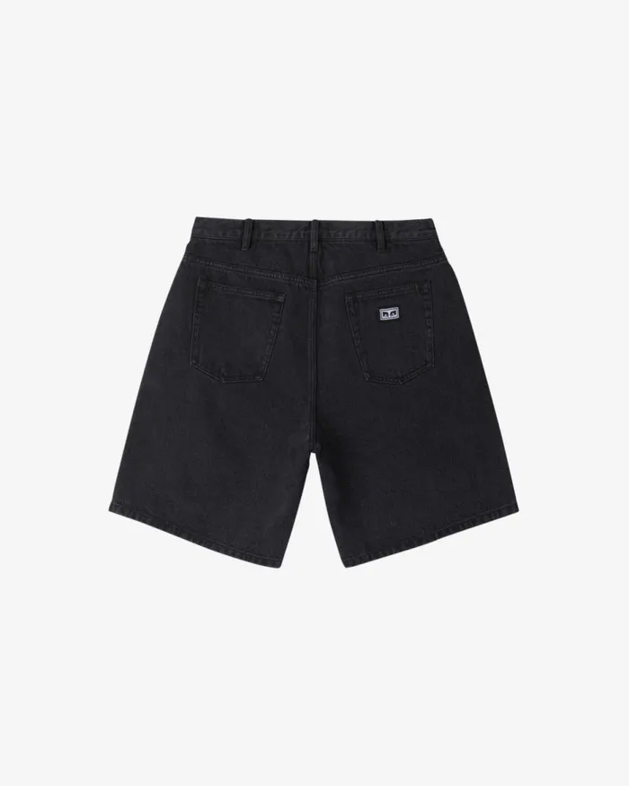 Men BIGWIG BAGGY DENIM SHORT Laurel Wreath OBEY Clothing BIGWIG