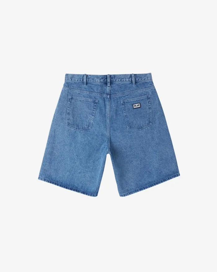 Men BIGWIG BAGGY DENIM SHORT Laurel Wreath OBEY Clothing BIGWIG
