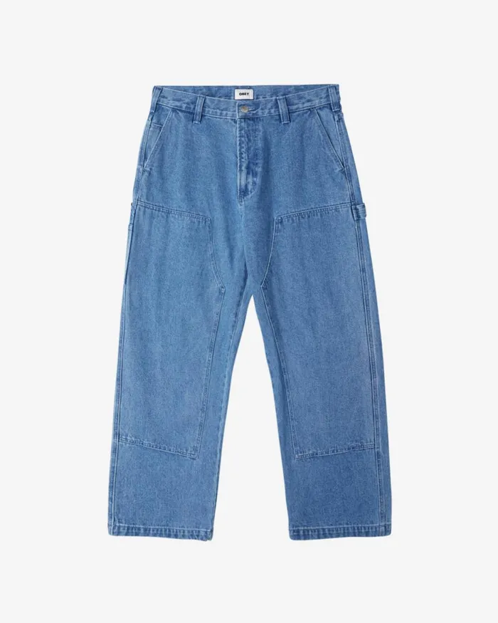 Men BIGWIG CARPENTER DENIM Silver Grey OBEY Clothing Denim