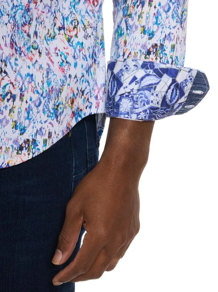 Men BITRA LONG SLEEVE BUTTON DOWN SHIRT Multi Robert Graham Button Down Shirts