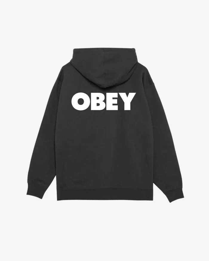 Men BOLD HEAVYWEIGHT PULLOVER Unbleached OBEY Clothing SWEATSHIRTS