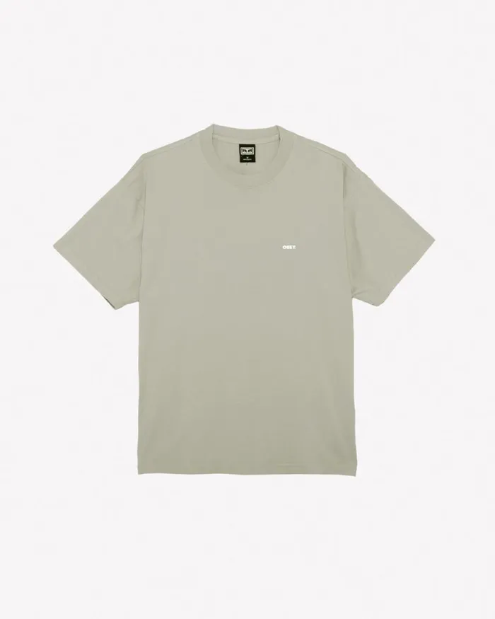 Men BOLD III HEAVYWEIGHT TSHIRT Silver Grey OBEY Clothing TSHIRTS
