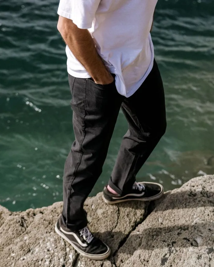 Men Bottoms Passenger 365 5 Pocket Trouser Black Black