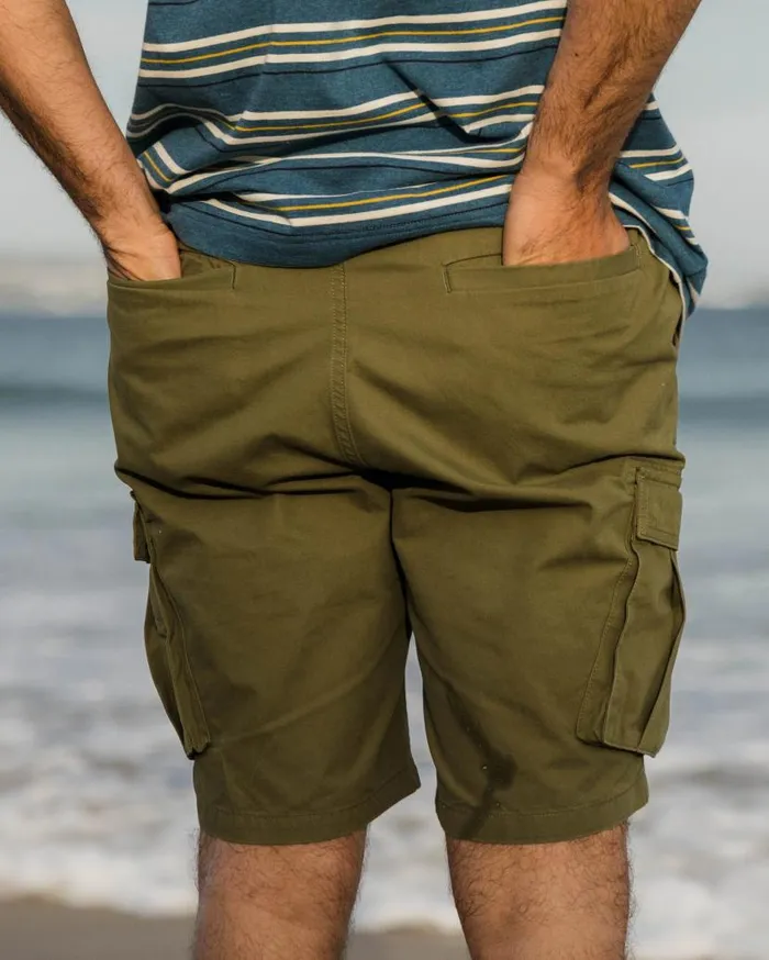 Men Bottoms Passenger Adventurer Cargo Short Khaki Khaki