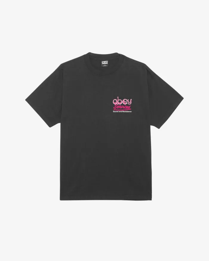Men BREAK MENTAL BONDAGE HEAVYWEIGHT TSHIRT White OBEY Clothing TSHIRTS