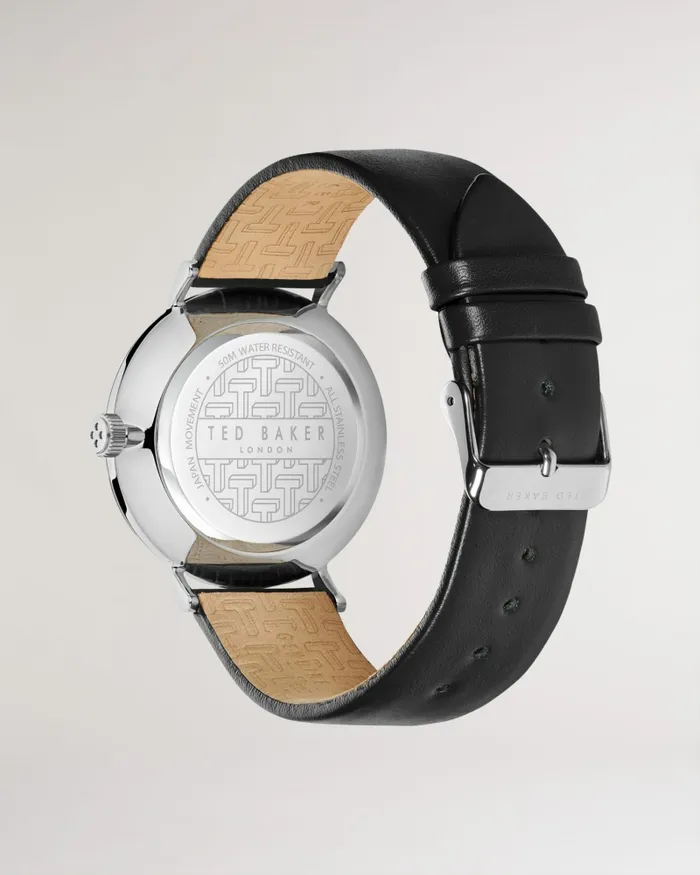 Men CALNDR 8211 Phylipa Gents Leather Strap Watch Black Ted Baker Watches and Jewellery Men CALNDR 8211 Phylipa Gents Leather Strap Watch Black Ted Baker Watches and Jewellery