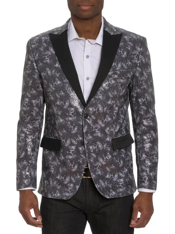 Men CALO SEQUIN BLAZER Black Robert Graham Blazers