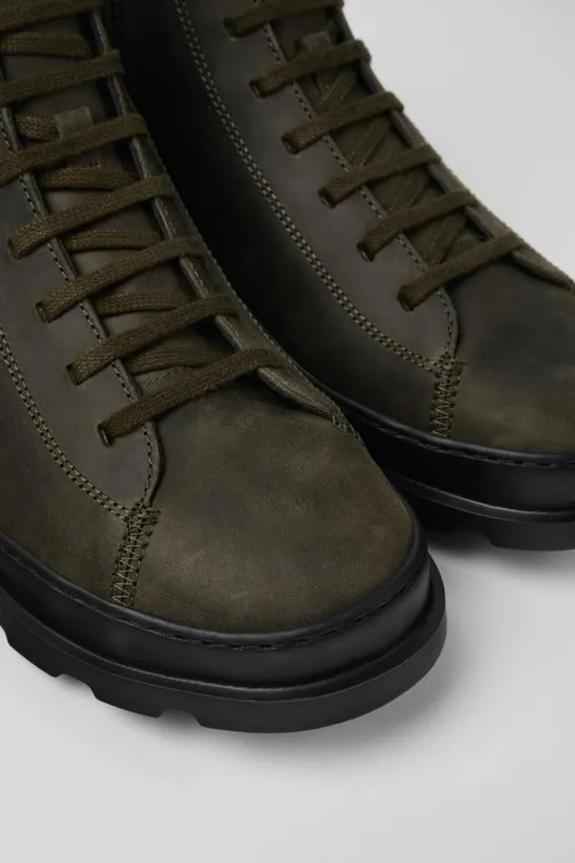 Men Camper Ankle Boots Brutus Dark Green Ankle Boot