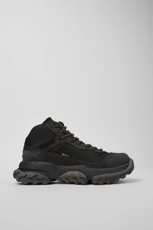 Men Camper Ankle Boots Karst Trek GORETEX Black And Gray Ankle Boots Men Camper Ankle Boots Karst Trek GORETEX Black And Gray Ankle Boots