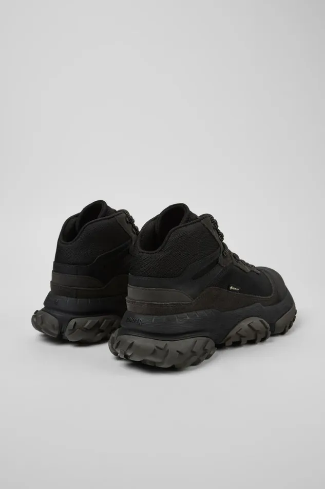 Men Camper Ankle Boots Karst Trek GORETEX Black And Gray Ankle Boots Men Camper Ankle Boots Karst Trek GORETEX Black And Gray Ankle Boots
