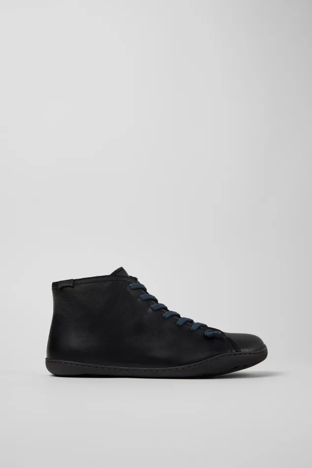 Men Camper Ankle Boots Peu Black Leather Ankle Boots Men Camper Ankle Boots Peu Black Leather Ankle Boots