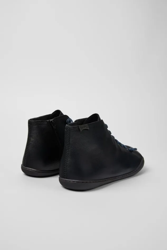 Men Camper Ankle Boots Peu Black Leather Ankle Boots Men Camper Ankle Boots Peu Black Leather Ankle Boots
