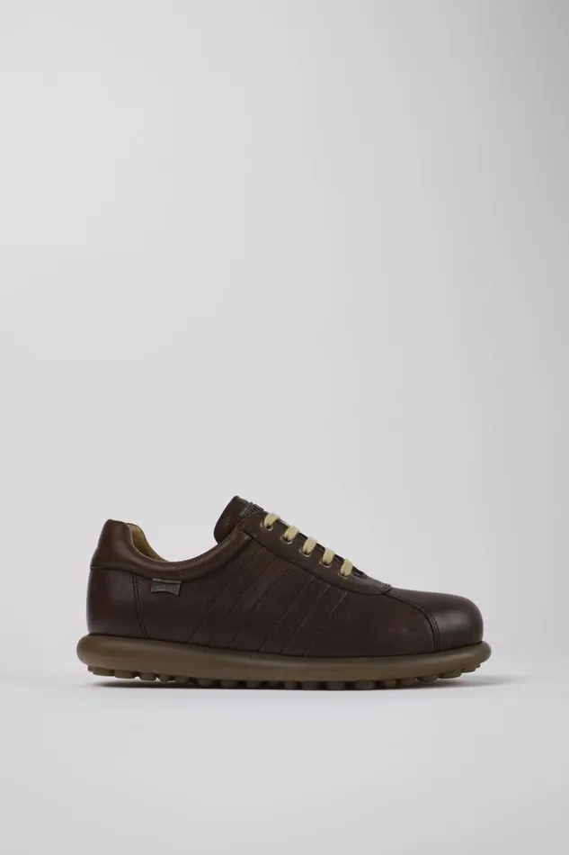 Men Camper Casual Shoes Pelotas Brown Leather Shoes
