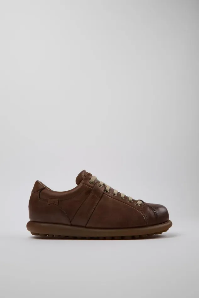 Men Camper Casual Shoes Pelotas Brown Leather Shoes Men Camper Casual Shoes Pelotas Brown Leather Shoes