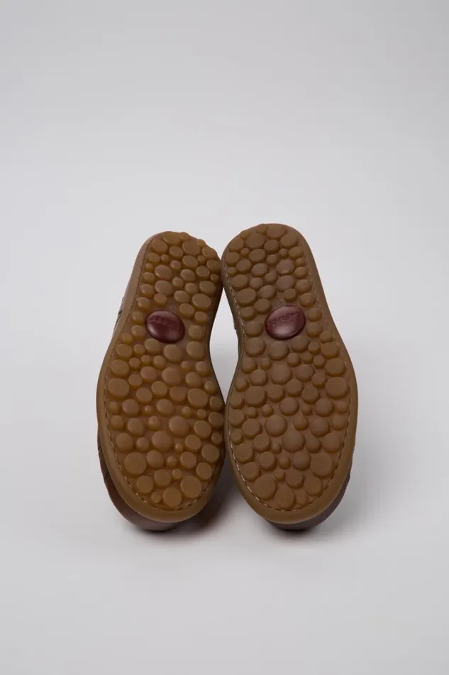 Men Camper Casual Shoes Pelotas Brown Leather Shoes Men Camper Casual Shoes Pelotas Brown Leather Shoes