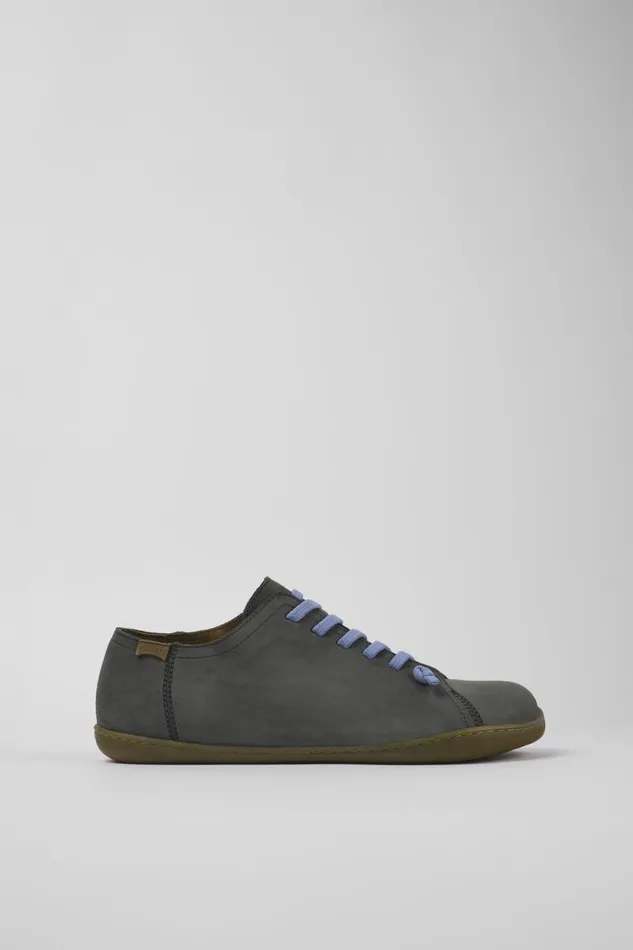 Men Camper Casual Shoes Peu Gray Nubuck Shoes Men Camper Casual Shoes Peu Gray Nubuck Shoes