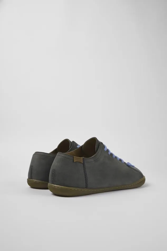 Men Camper Casual Shoes Peu Gray Nubuck Shoes Men Camper Casual Shoes Peu Gray Nubuck Shoes