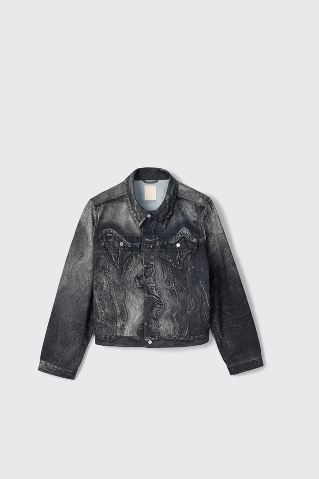 Men Camper Denim Denim Jacket BlackGray Denim Jacket Men Camper Denim Denim Jacket BlackGray Denim Jacket