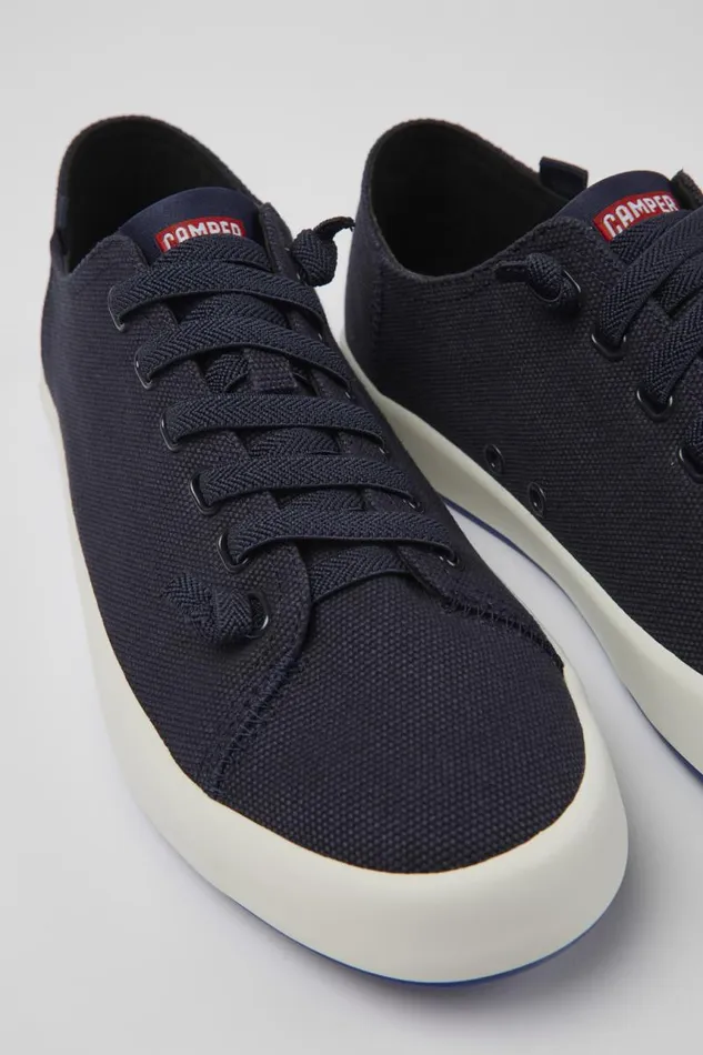 Men Camper Sneakers Andratx Blue Textile Sneaker