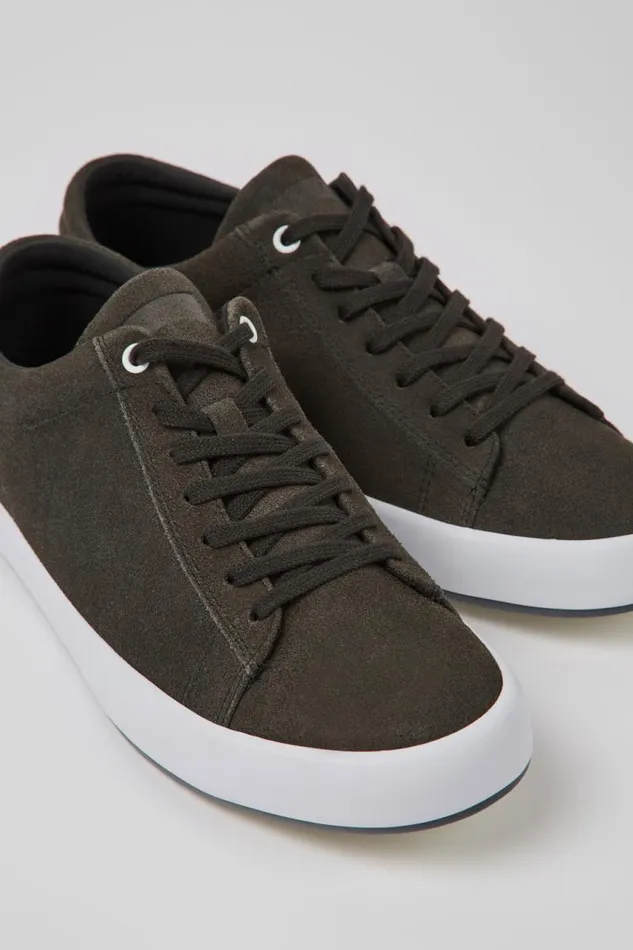 Men Camper Sneakers Andratx Gray Nubuck Sneakers
