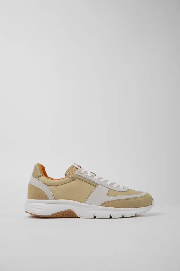Men Camper Sneakers Drift Beige And White Nubuck Sneakers Men Camper Sneakers Drift Beige And White Nubuck Sneakers