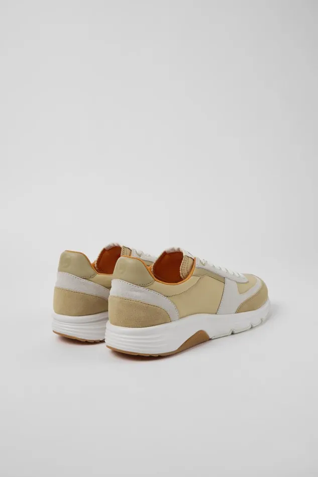 Men Camper Sneakers Drift Beige And White Nubuck Sneakers Men Camper Sneakers Drift Beige And White Nubuck Sneakers