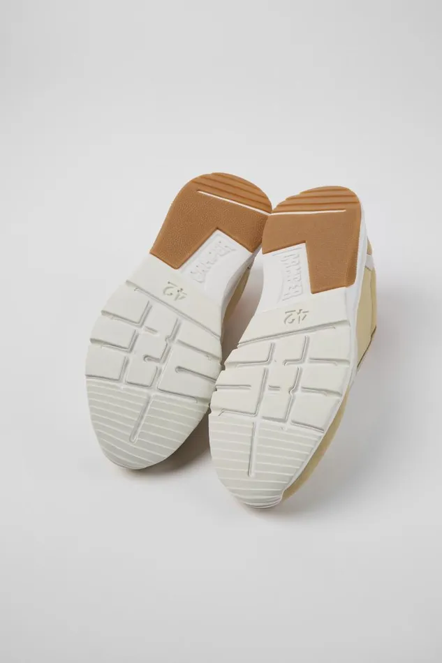 Men Camper Sneakers Drift Beige And White Nubuck Sneakers Men Camper Sneakers Drift Beige And White Nubuck Sneakers