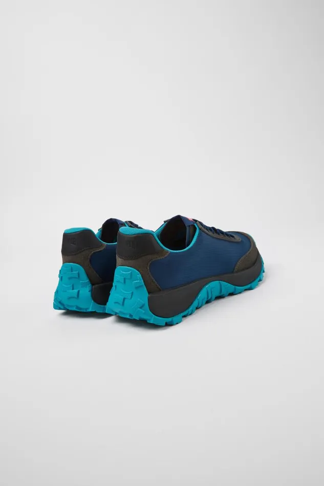 Men Camper Sneakers Drift Trail VIBRAM Blue Recycled PET And Nubuck Sneakers Men Camper Sneakers Drift Trail VIBRAM Blue Recycled PET And Nubuck Sneakers