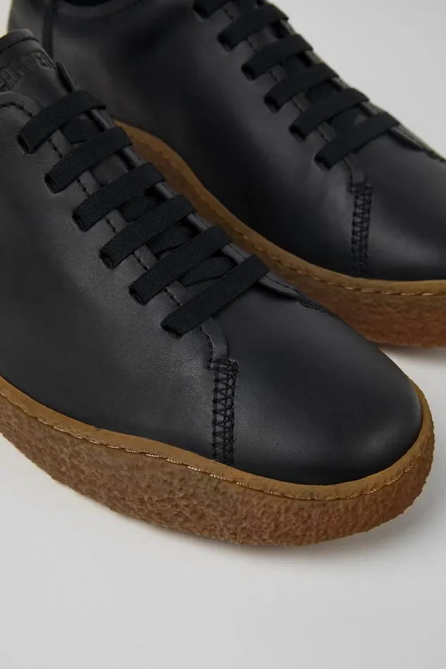 Men Camper Sneakers Peu Terreno Black Leather Shoes
