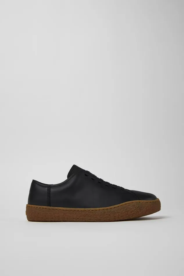 Men Camper Sneakers Peu Terreno Black Leather Shoes Men Camper Sneakers Peu Terreno Black Leather Shoes