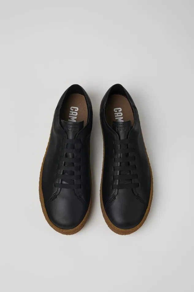 Men Camper Sneakers Peu Terreno Black Leather Shoes Men Camper Sneakers Peu Terreno Black Leather Shoes
