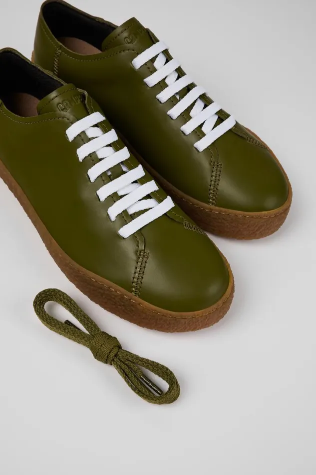Men Camper Sneakers Peu Terreno Green Leather Sneaker