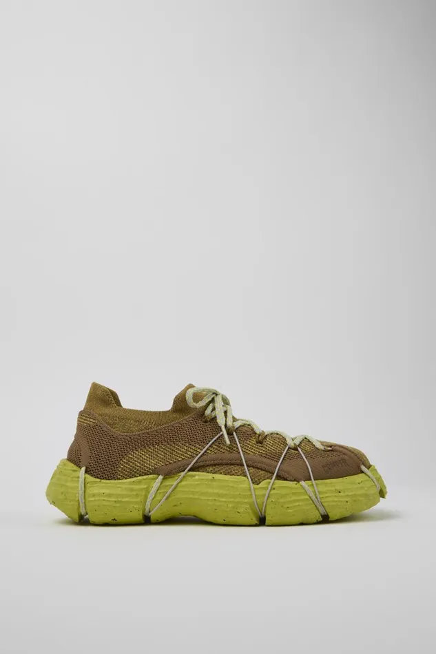 Men Camper Sneakers ROKU Brownish Yellow Sneaker Men Camper Sneakers ROKU Brownish Yellow Sneaker