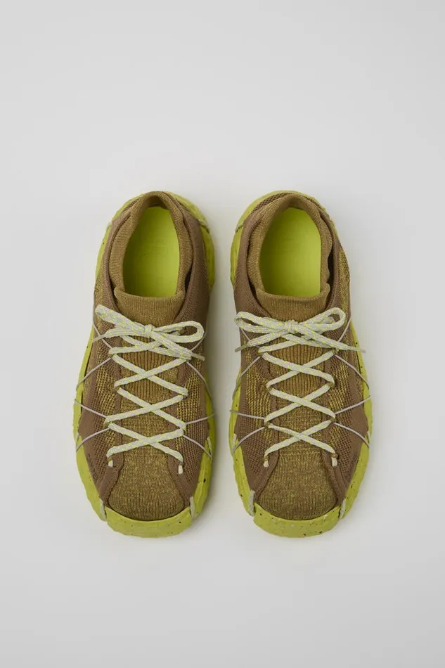 Men Camper Sneakers ROKU Brownish Yellow Sneaker Men Camper Sneakers ROKU Brownish Yellow Sneaker