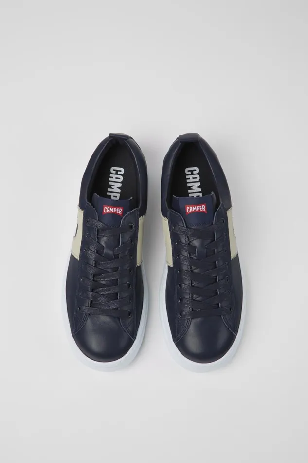 Men Camper Sneakers Runner Blue Leather Sneakers Men Camper Sneakers Runner Blue Leather Sneakers