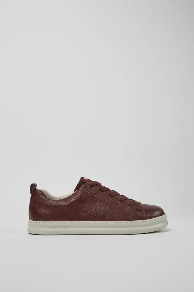 Men Camper Sneakers Runner Burgundy Leather Sneakers Men Camper Sneakers Runner Burgundy Leather Sneakers