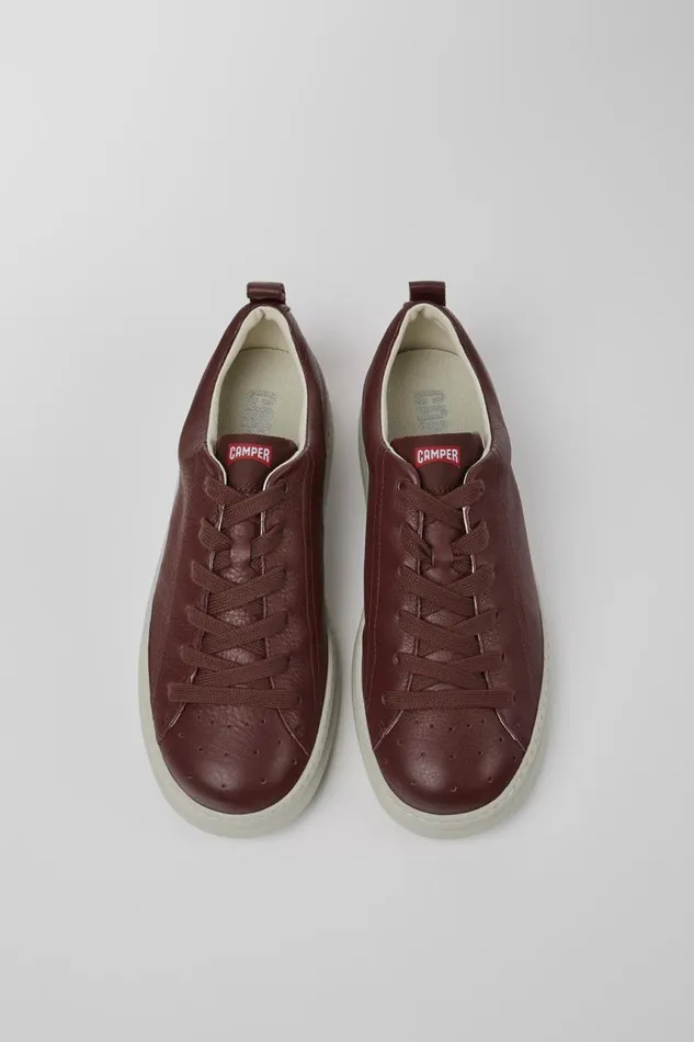 Men Camper Sneakers Runner Burgundy Leather Sneakers Men Camper Sneakers Runner Burgundy Leather Sneakers
