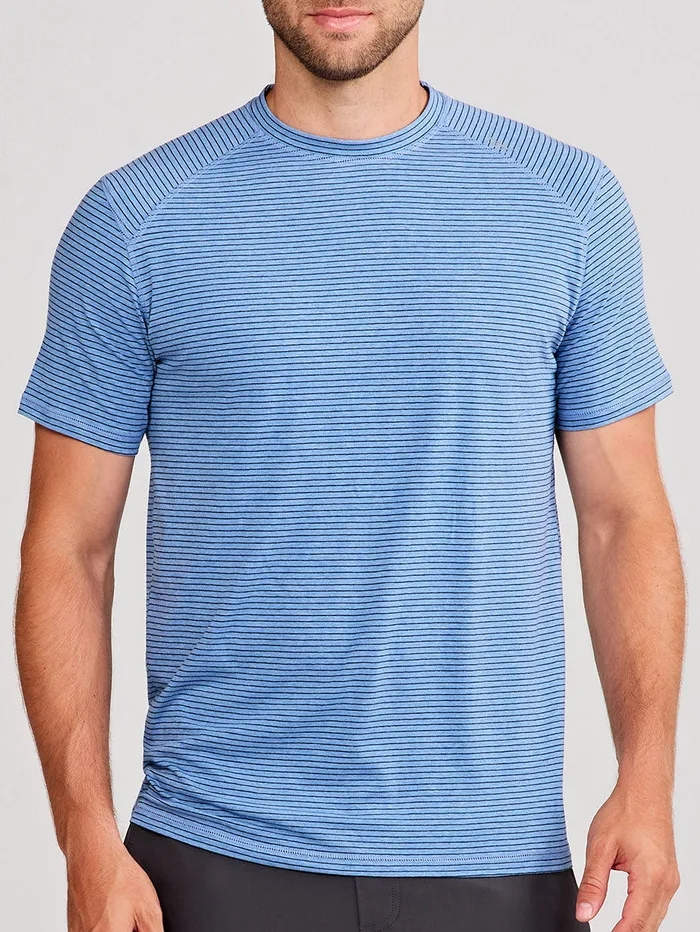 Men Carrollton Fitness TShirt 8211 Mini Stripe Tasc Performance Running Training