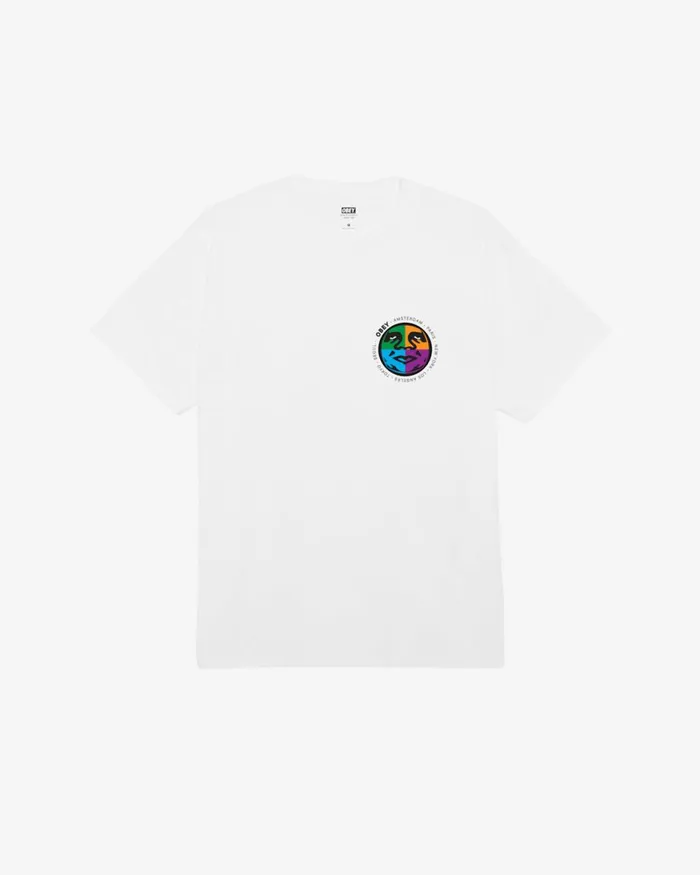 Men CITY BUILT CLASSIC TSHIRT Digital Violet OBEY Clothing TSHIRTS